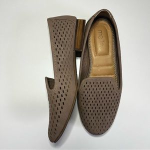 Me Too Beige Loafers Tan Flats